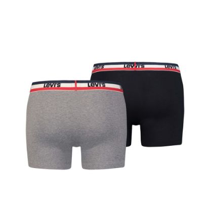 Bild von Boxershorts mit Sportswear Logo 2er-Pack, S, black / grey melange