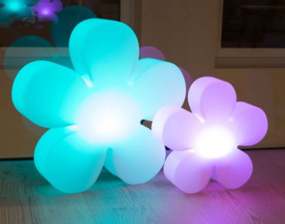 Bild von LED Deko-Leuchte "Shining Flower", 40 cm