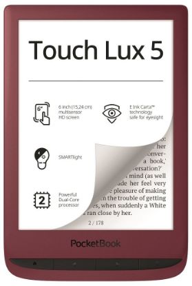 Bild von E-Reader "Touch Lux 5", rot