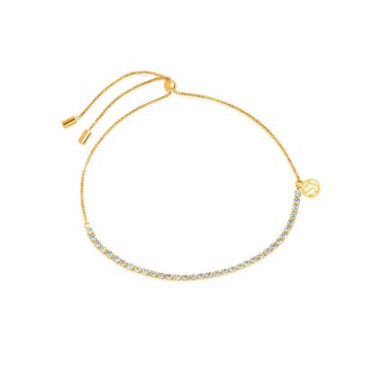 Bild von Armband mit weißen Zirkonia "Ellera Tennis", gold