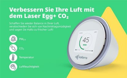 Bild von Luftmessgerät "Laser Egg+ CO2", grau-silber