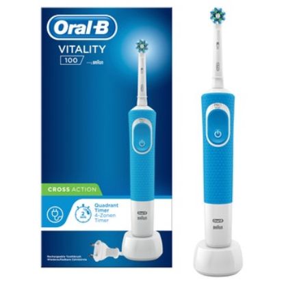 Bild von Oral-B Elektrische Zahnbürste Vitality 100 Cross Action, blau