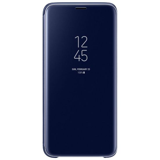 Bild von Samsung Clear View Cover blau Samsung S9