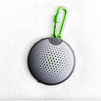 Bild von Bluetooth Lautsprecher "Aquablaster", grau-grün,