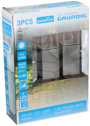 Bild von Solarlampe LED 3-teilig