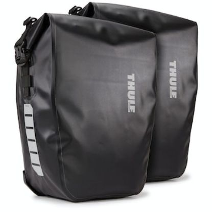 Bild von Fahrradpacktaschen Shield Pannier mit 2 Taschen, schwarz