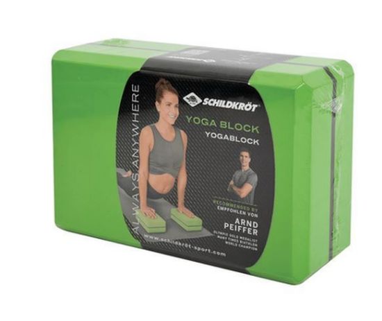 Bild von Yoga Block, grau-grün