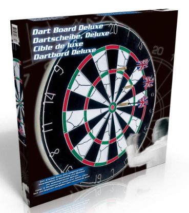 Bild von Dartscheibe mit Pfeilen