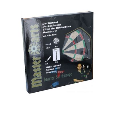 Bild von Dartscheibe mit Pfeilen, 45,8 cm