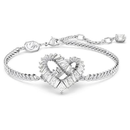 Bild von Armband "Matrix" Herz, Weiß