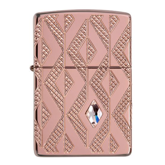 Bild von Feuerzeug "Geometric Diamond Pattern Design"