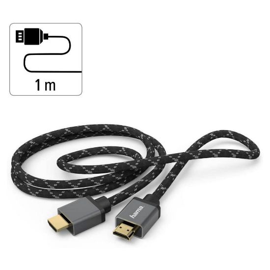 Bild von Ultra High Speed HDMI-Kabel, "8K", Alu, 1,0 m