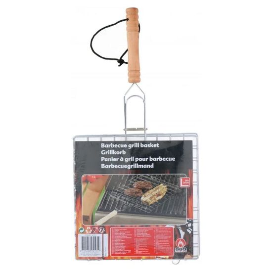 Bild von Grillkorb quadratisch, 20x20cm