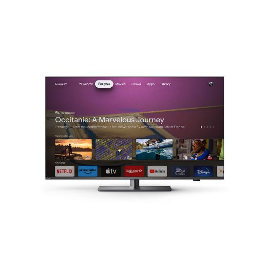 Bild von "4K UHD LED Smart TV" mit Ambilight, 43 Zoll, schwarz