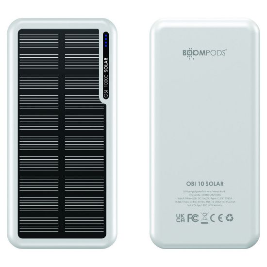 Bild von Powerbank "OBI", 10.000 mAh, Solar White