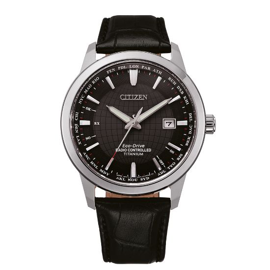 Bild von Funkuhr "Super Titanium", 43 mm, schwarz-schwarz
