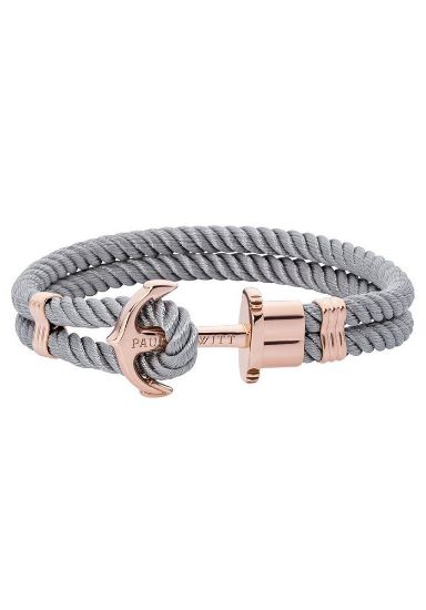 Bild von Ankerarmband "PHREP", grau