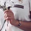 Bild von Ankerarmband "PHREP", grau