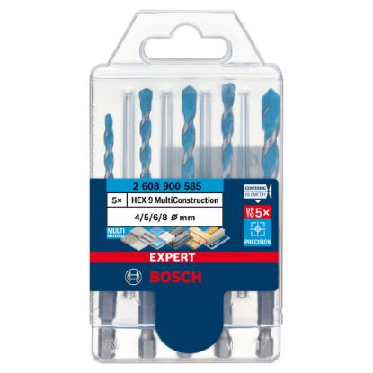 Bild von Bohrer-Set "Expert Hex-9 MultiConstruction", 5 tlg.