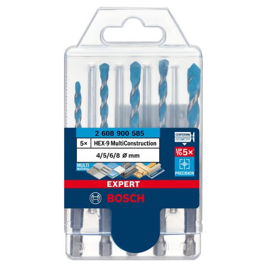 Bild von Bohrer-Set "Expert Hex-9 MultiConstruction", 5 tlg.