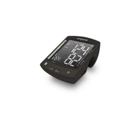 Bild von Oberarm-Bluetooth-Blutdruckmessgerät, schwarz