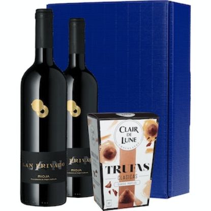Bild von Geschenkset Rioja Rotwein und Trüffel