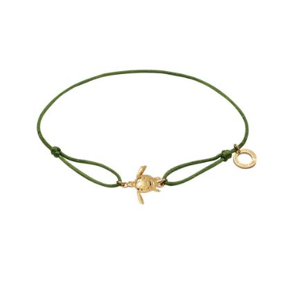 Bild von Armband "Turtle", grün-gold