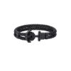 Bild von Ankerarmband "Phrep", 20.5cm, schwarz