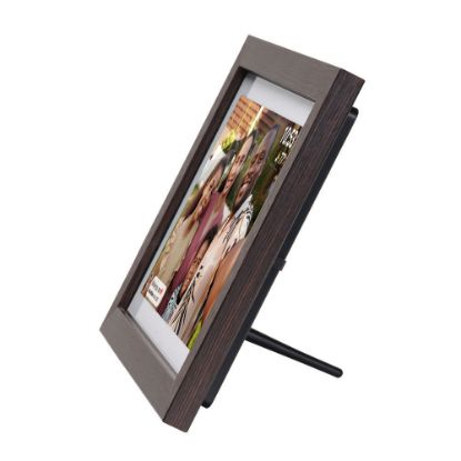 Bild von Digitaler Bilderrahmen "Frameo", WiFi, 10.1 Zoll, Dark Wood
