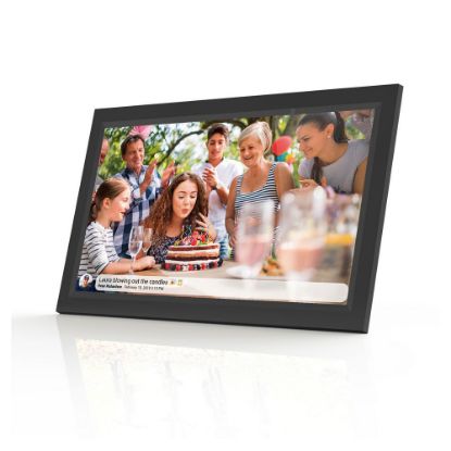 Bild von Digitaler Bilderrahmen "Frameo", WiFi, 15.6 Zoll, Schwarz