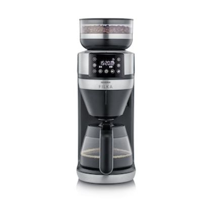 Bild von Kaffeevollautomat, Filka Filterkaffee  mit Glaskanne, KA 4850, heller edelstahl