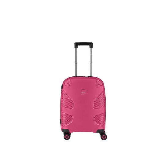 Bild von 4-Rollen-Bordtrolley "IP1" mit USB-Port, 55cm, flora pink