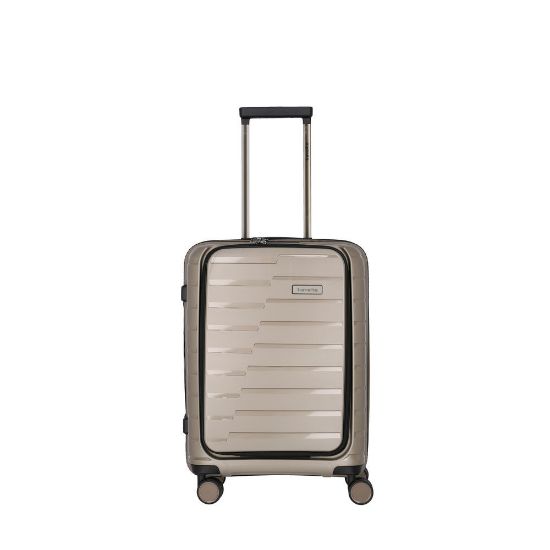 Bild von 4-Rollen-Bordtrolley "Airbase" mit Vortasche, 55cm, champagner