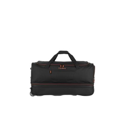 Bild von Rollenreisetasche mit Dehnfalte "Basics", L, schwarz