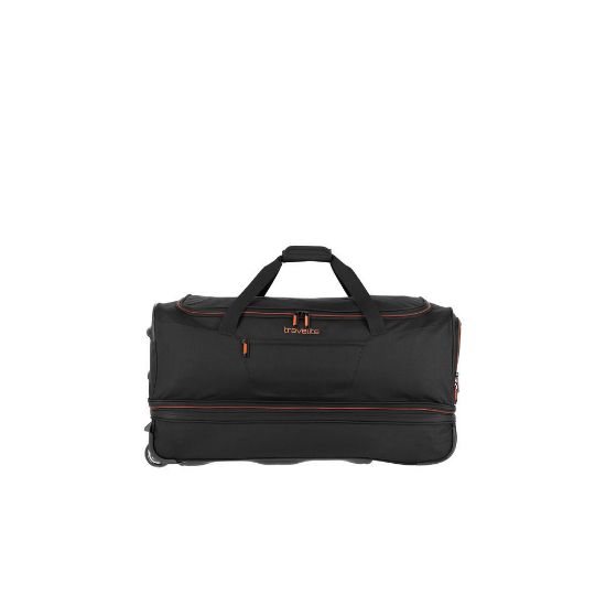 Bild von Rollenreisetasche mit Dehnfalte "Basics", L, schwarz