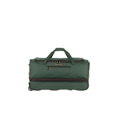 Bild von Rollenreisetasche L "Basics" mit Dehnfalte, dunkelgrün
