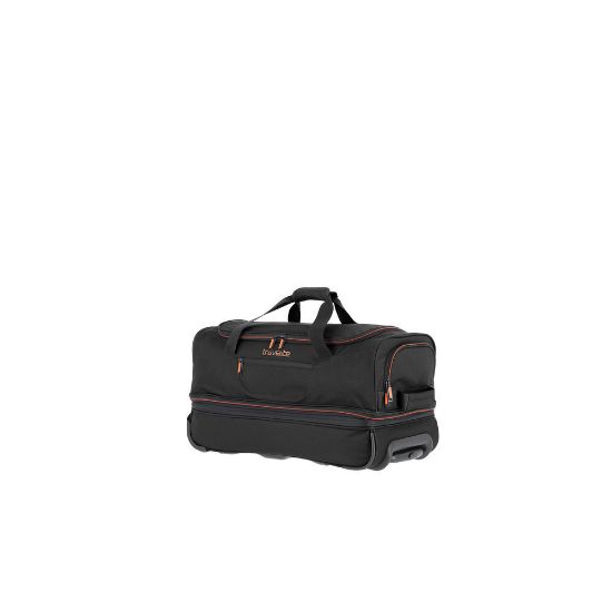 Bild von Rollenreisetasche mit Dehnfalte "Basics", S, schwarz