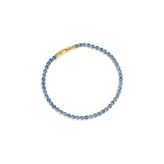 Bild von Armband "Ellera Grande", gold-blau