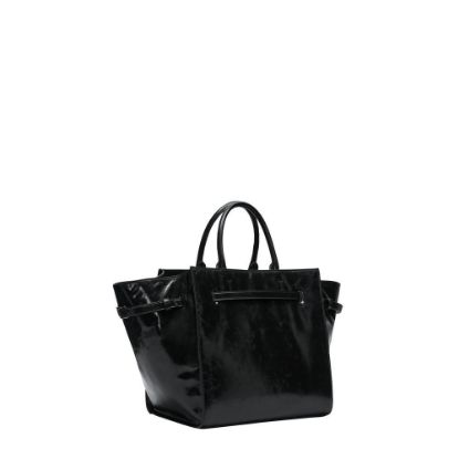Bild von Schultertasche "Lora Satchel", L, schwarz