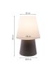 Bild von LED Lampe "No. 1", 60 cm, taupe