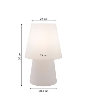 Bild von LED Lampe "No. 1", 60 cm, weiß