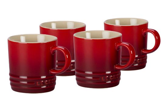 Bild von Becher-4er-Set, 350 ml, kirschrot