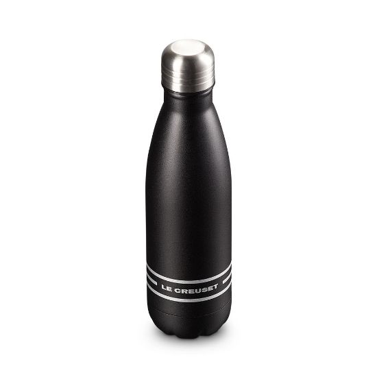 Bild von Isolierflasche "Edelstahl Schwarz Matt", 500 ml