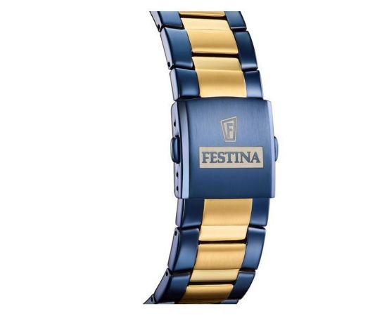 Bild von Chronograph "F20564/1", blau-gelbgold