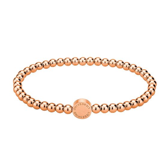 Bild von Armband Edelstahl "LJ-0029-B-17", roségold