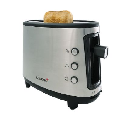 Bild von Edelstahl Toaster "21304", Schwarz