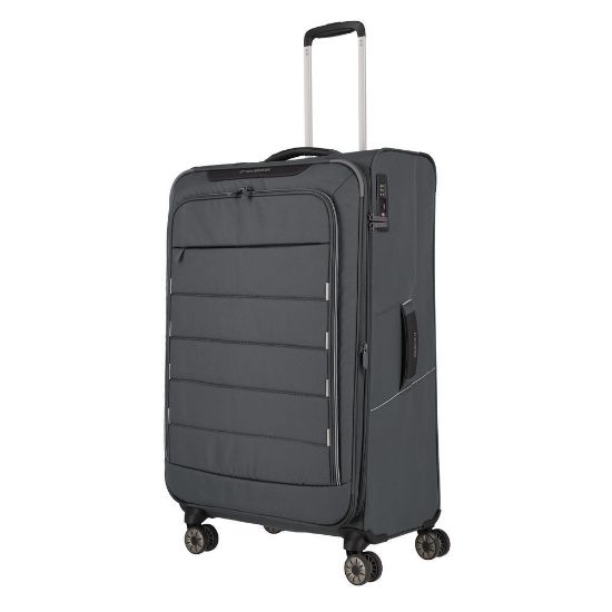 Bild von 4-Rollen-Koffer "Trolley Skaii", L, gipfelgrau