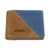 Bild von Kreditkarten Geldbörse "Bi-Fold", braun/blau
