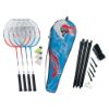 Bild von Badminton Set "4 Fighter", blau-rot