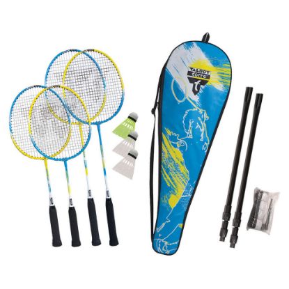Bild von Badminton Set "Family", petrol-gelb